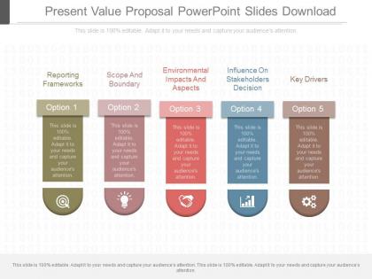 Original present value proposal powerpoint slides download