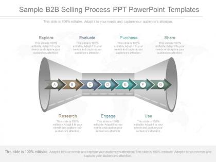 Original sample b2b selling process ppt powerpoint templates