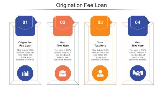 Origination Fee Loan Ppt Powerpoint Presentation Pictures Designs Download Cpb