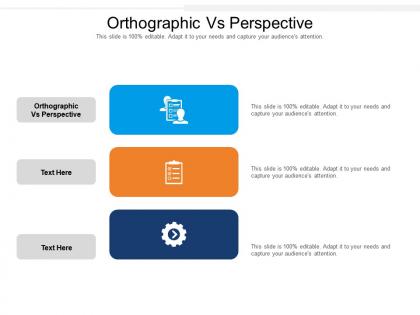 Orthographic vs perspective ppt powerpoint presentation gallery portrait cpb