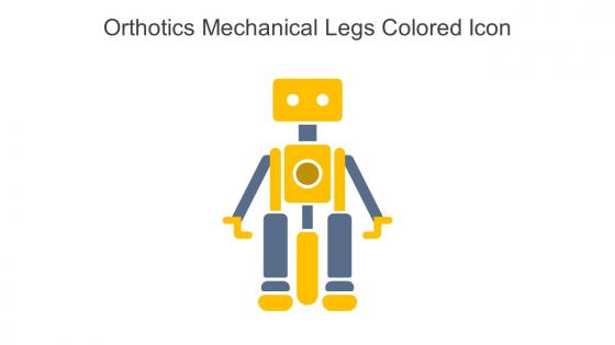 Orthotics Mechanical Legs Colored Icon In Powerpoint Pptx Png And Editable Eps Format
