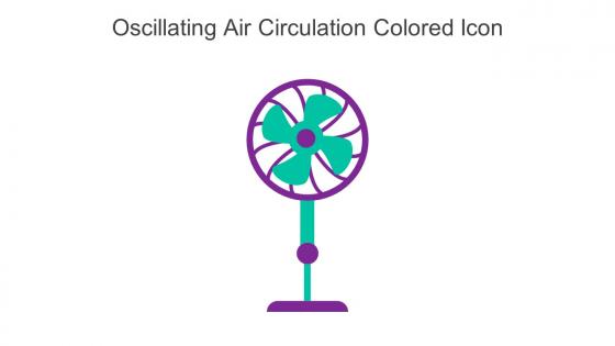 Oscillating Air Circulation Colored Icon In Powerpoint Pptx Png And Editable Eps Format
