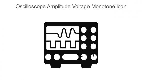 Oscilloscope Amplitude Voltage Monotone Icon In Powerpoint Pptx Png And Editable Eps Format