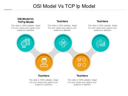 Osi model vs tcp ip model ppt powerpoint presentation pictures grid cpb