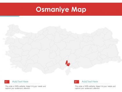 Osmaniye map powerpoint presentation ppt template