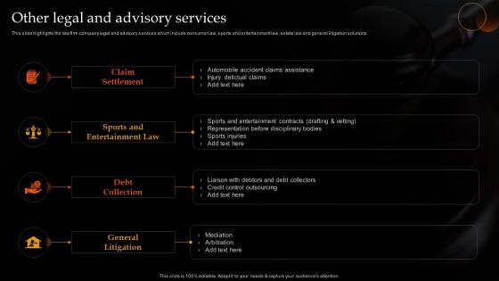 Other Legal And Advisory Services Legal And Law Associates Llp Company Profile