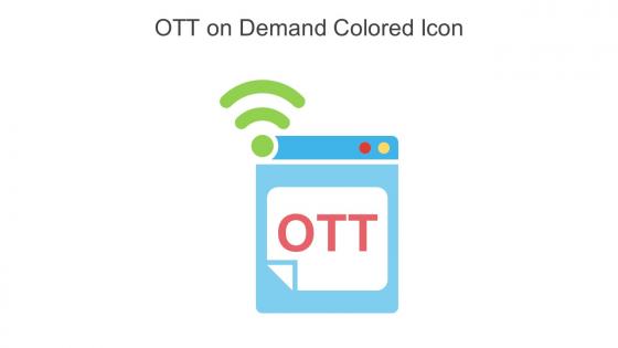OTT On Demand Colored Icon In Powerpoint Pptx Png And Editable Eps Format