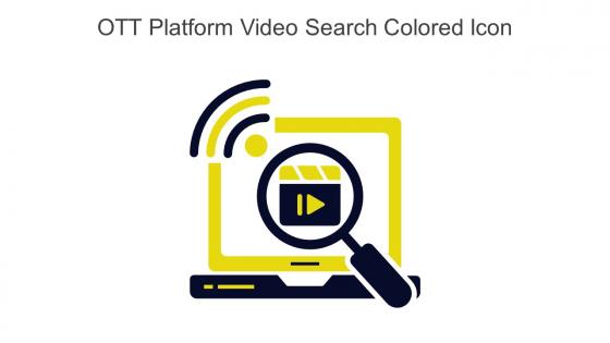 Ott Platform Video Search Colored Icon In Powerpoint Pptx Png And Editable Eps Format