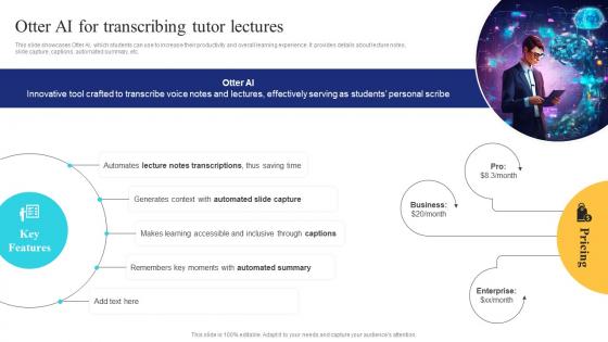 Otter Ai For Transcribing Tutor Lectures Ai In Education Transforming Teaching And Learning AI SS