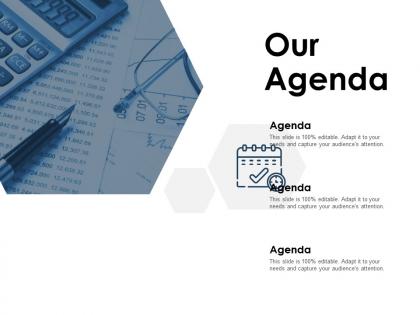 Our agenda business a74 ppt powerpoint presentation file show