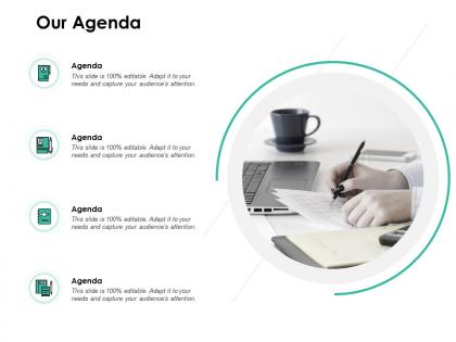 Our agenda business management k128 ppt powerpoint presentation gallery vector