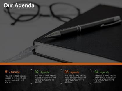 Our agenda cost optimization strategies ppt summary graphics download