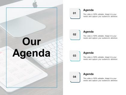 Our agenda management i142 ppt powerpoint presentation file example topics