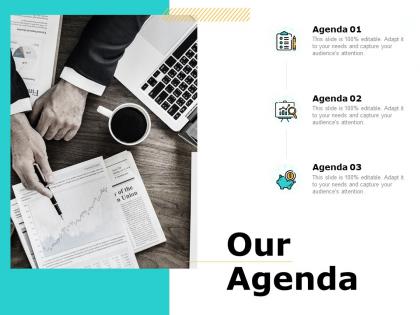 Our agenda management l868 ppt powerpoint presentation ideas