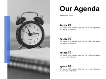 Our agenda management ppt powerpoint presentation gallery professional