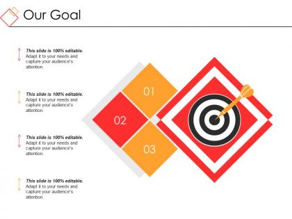 Our goal powerpoint slide designs download