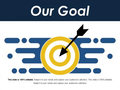 Our goal ppt background template