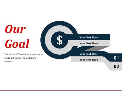 Our goal ppt example professional