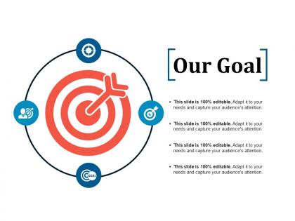 Our goal ppt infographic template background