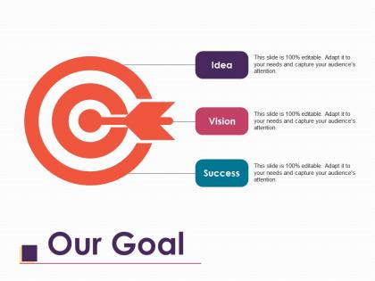 Our goal ppt layouts demonstration