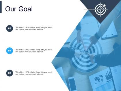 Our goal target l618 ppt powerpoint presentation inspiration