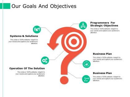Our goals and objectives ppt styles ideas