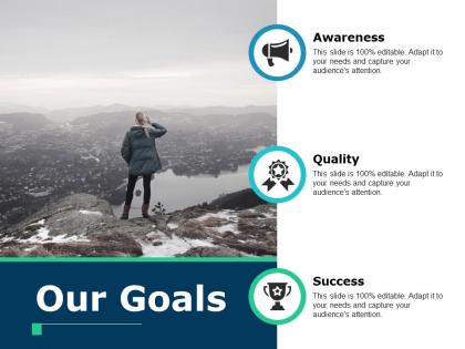 Our goals quality ppt powerpoint presentation file visuals