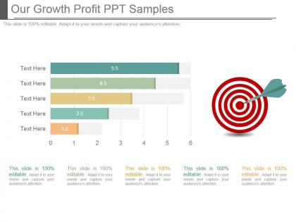 Our growth profit ppt samples