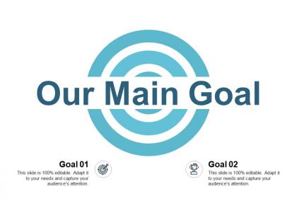 Our main goal competition j136 ppt powerpoint presentation file images