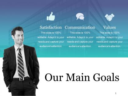 Our main goals ppt examples professional template 1