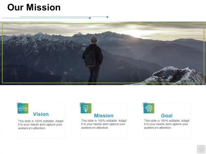 Our mission achievement i461 ppt powerpoint presentation outline images