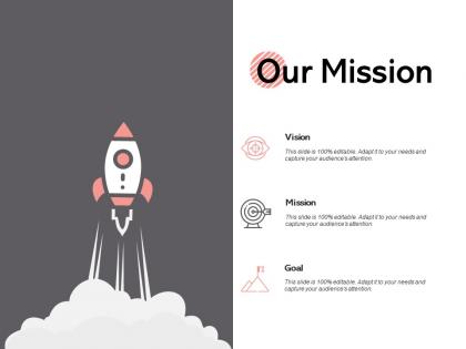 Our mission and vision goal d142 ppt powerpoint presentation gallery picture