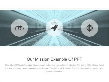 Our mission example of ppt