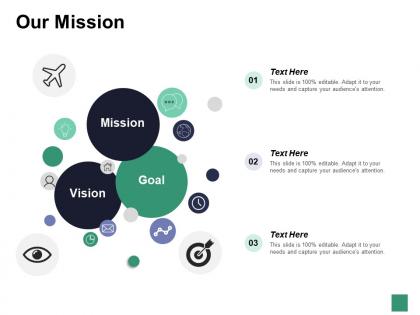 Our mission goal marketing strategy value achievement