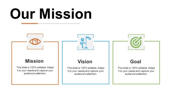 Our mission ppt infographic template graphics example
