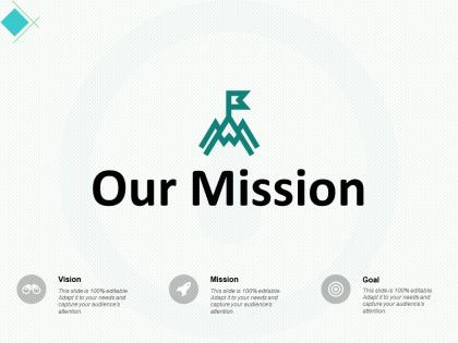 Our mission vision a351 ppt powerpoint presentation summary background image