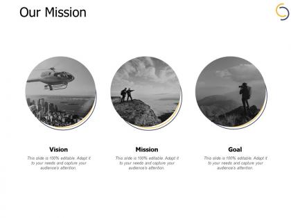 Our mission vision b20 ppt powerpoint presentation file smartart