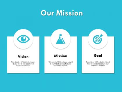 Our mission vision goal 258 ppt powerpoint presentation samples