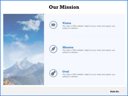 Our mission vision goal c1063 ppt powerpoint presentation icon deck