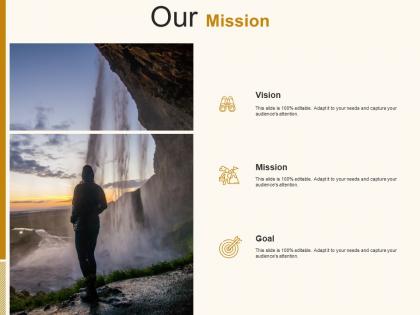 Our mission vision goal c890 ppt powerpoint presentation file slide portrait
