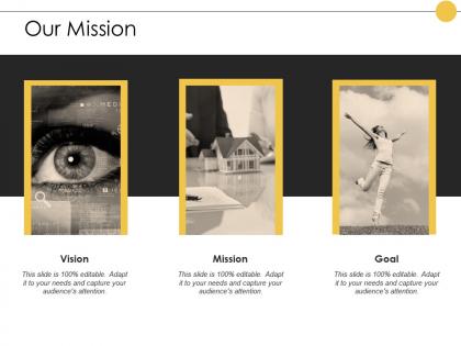 Our mission vision goal e386 ppt powerpoint presentation styles picture