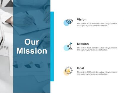 Our mission vision goal f103 ppt powerpoint presentation pictures icons