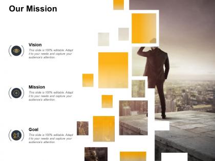 Our mission vision goal f367 ppt powerpoint presentation pictures influencers