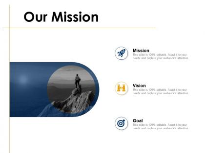 Our mission vision goal g9 ppt powerpoint presentation clipart