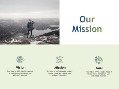 Our mission vision goal k173 ppt powerpoint presentation gallery