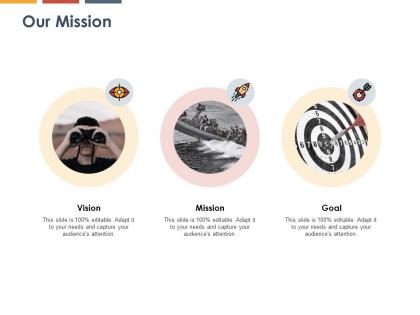 Our mission vision goal k269 ppt powerpoint presentation ideas layout