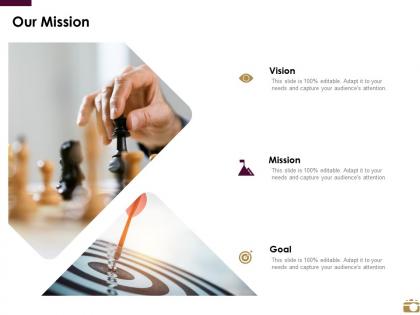 Our mission vision goal l56 ppt powerpoint presentation slides portrait