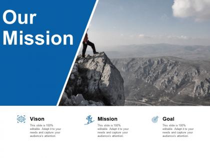 Our mission vision goal l70 ppt powerpoint presentation styles microsoft