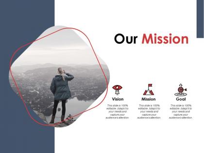 Our mission vision goal ppt powerpoint presentation gallery background