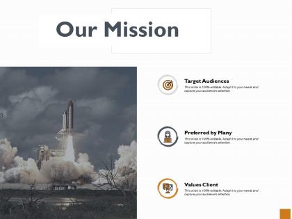 Our mission vision goal ppt powerpoint presentation outline files